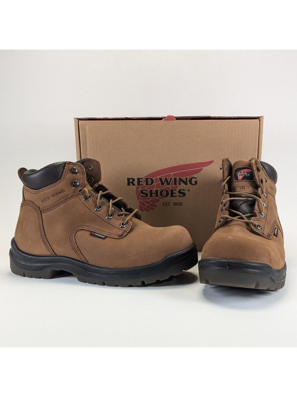 Red Wing Mens Size 10 D 2240 Work Boots Non-Metallic Toe Electrical Hazard Shoes